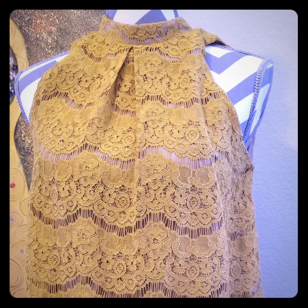 TB Dress Tank Top Lace (sz md)